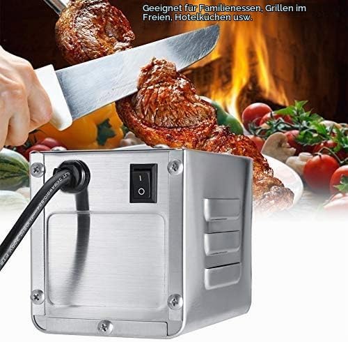 Longzhuo Edelstahl BBQ Grill, BBQ Spiess Rotisserie 50 – 70 kg, BBQ-Rotissore-Motor für Grillspiess,