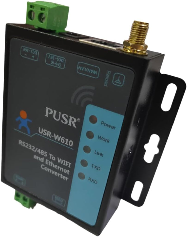 USR-W610 Wireless Converter Serial to WiFi Ethernet Converter RS485/RS232 WiFi Serial Server Support