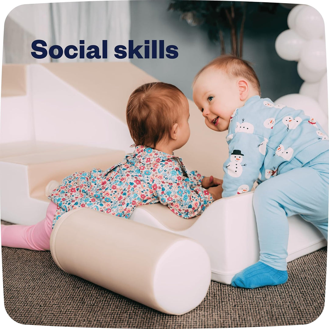 IGLU SOFT PLAY 6er Softbausteine Set für Kinder – XXL Kletterbausteine & Schaumstoff-Bausteine – Abe