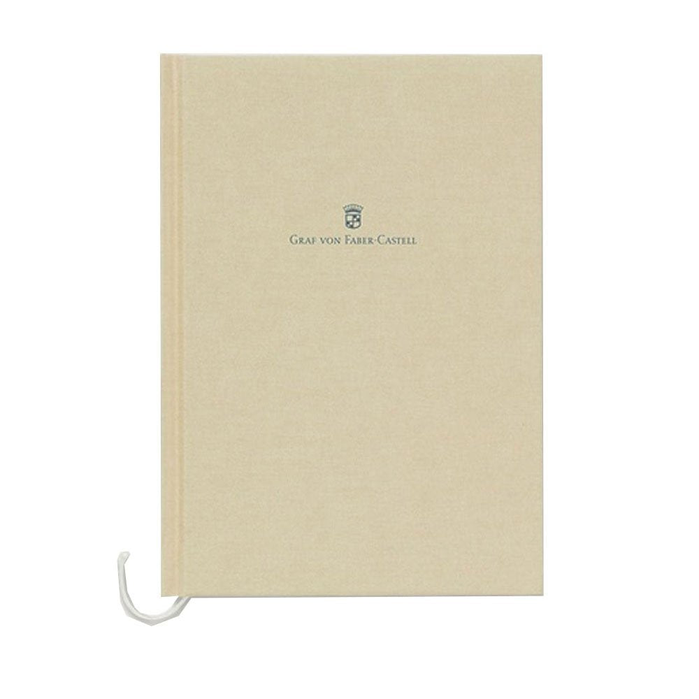 Graf von Faber Castell Buch GvFC mit Leineneinband A4 Goldbraun