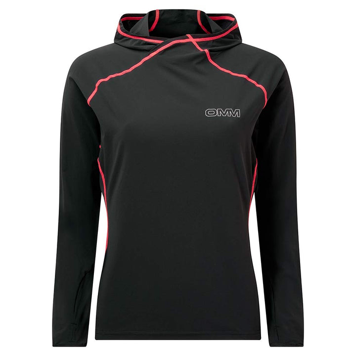 OMM ORIGINAL MOUNTAIN MARATHON Damen Breeze Hoodie Jungen L Schwarz / Rosa, L Schwarz / Rosa