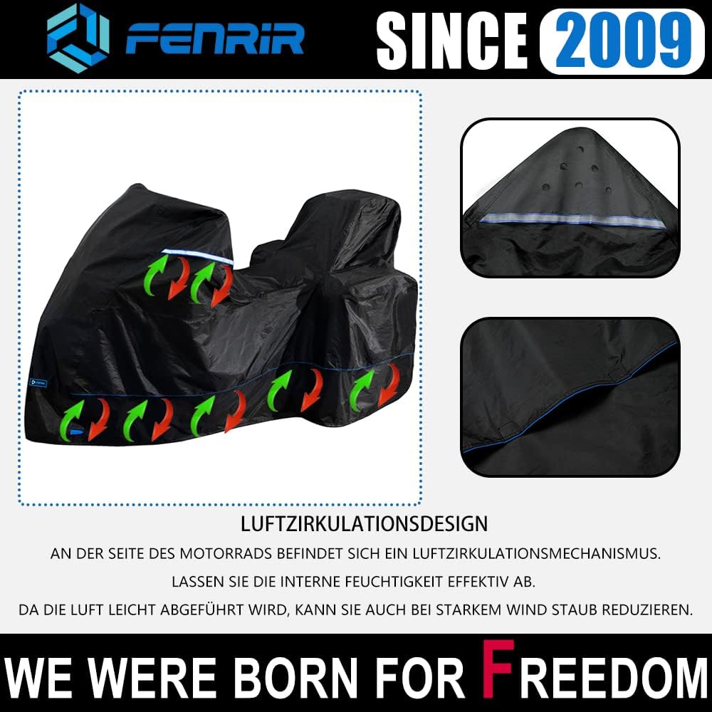 FENRIR 230CM 420D Motorrad abdeckplane motorradabdeckungen motorradabdeckung Outdoor wasserdicht mot
