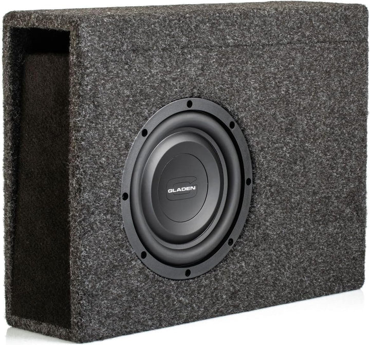 Gladen RSX08 Slim-VB-CU | 20cm Bassreflex Downfire Subwoofer