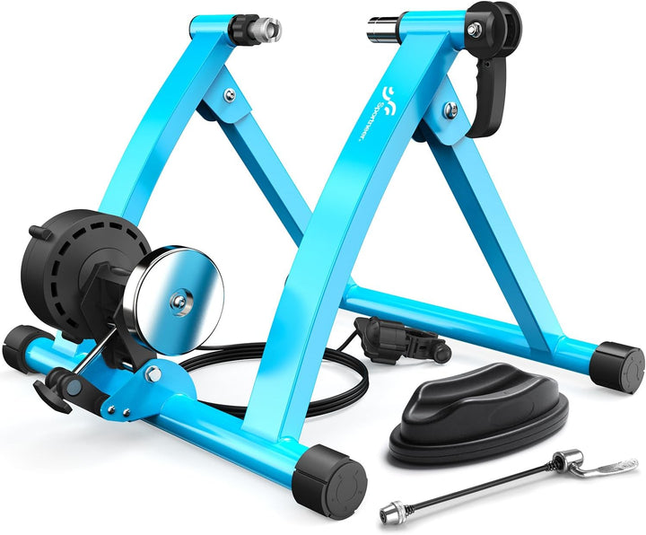 Fahrradtrainer, Sportneer Heimtrainer, Magnetbremse, 6 Widerstandseinstellungen mit Geräuschreduzier