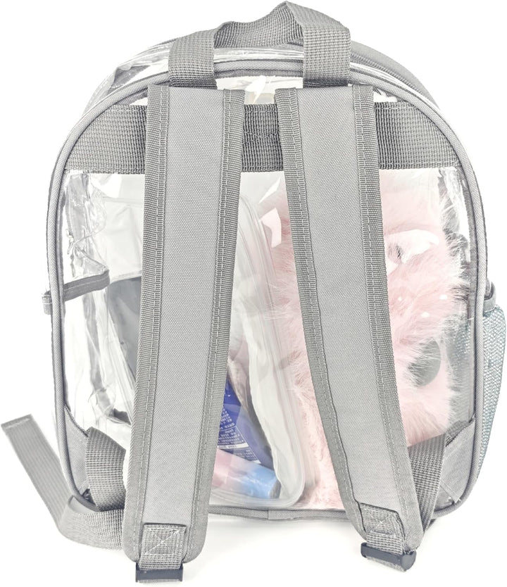 Booboo Transparenter Rucksack mit integrierter Kosmetiktasche für Roboter-Haustiere