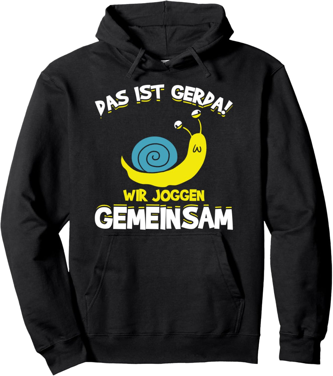 Das Ist Gerda! Wir Joggen Gemeinsam Lustiges Laufen Pullover Hoodie