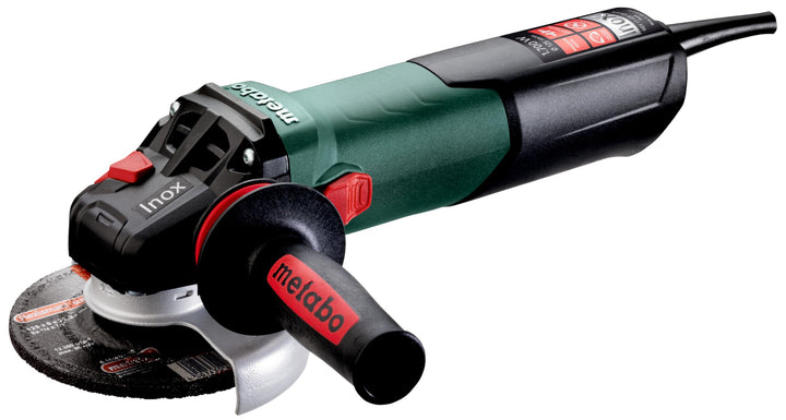 metabo Winkelschleifer WEV 17-125 Quick Inox - 1700 W, 125 mm - Drehzahlregelung, Schnellspannmutter