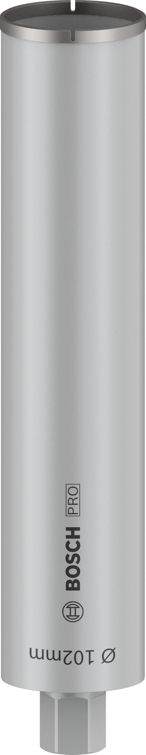 Bosch Professional Diamantnassbohrkronen (für Beton, 1 1/4 Zoll UNC, Ø: 102 mm, Zubehör für Diamantb