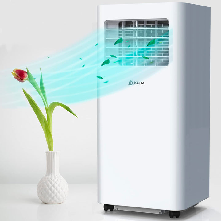 KLIM K9000-3-In-1 KLIMaanlage Mobil - Fernbedienung - Mit Integrierter Entfeuchtungsfunktion, Ventil