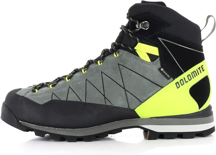 Dolomite Herren Crodarossa Hi GTX Stiefel Bootsschuh 42 EU Silber Grün Limettengrün, 42 EU Silber Gr