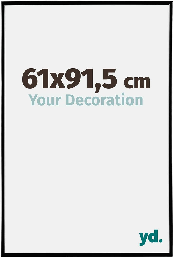 yd. Your Decoration - Bilderrahmen 61x91,5 cm - Bilderrahmen aus Kunststoff mit Acrylglas - Antirefl