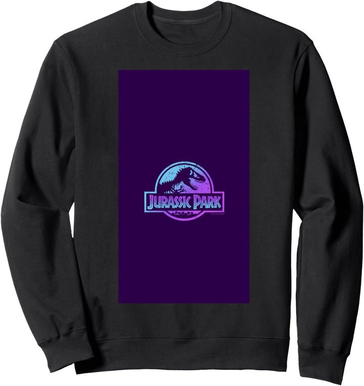 Jurassic Park Blue & Purple Fossil Logo Sweatshirt