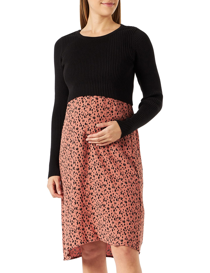Noppies Damen Dress Evaux Nursing Sleeveless With Pullover Kleid, Black - P090, 36 EU