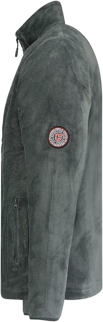 Geographical Norway Fleecejacke für Herren XXL Grau, XXL Grau