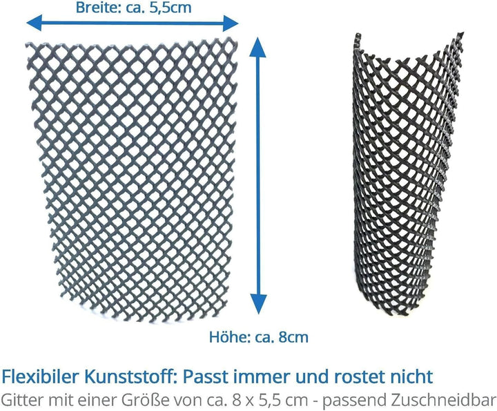 Fugenlüfter (100 Stück) I Fugengitter - Schutz der Stossfugen des Klinkers vor Bienen, Wespen oder M