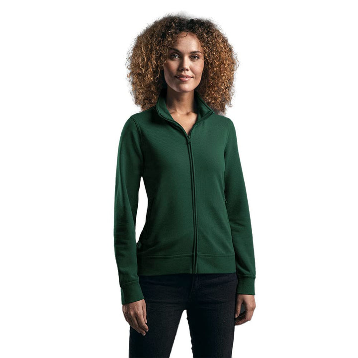 EXCD Sweatjacke Damen, Waldgrün, XL