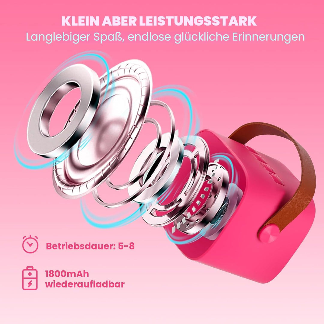 Mädchen Geschenk Kinder Karaoke Maschine: Karaoke Mikrofon Kinder- Spielzeug ab 3-11 Jahre Mädchen J
