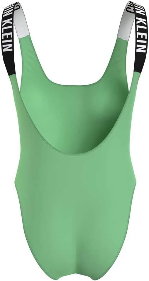 Calvin Klein Damen Rückenausschnitt, Grün (Ultra Green)