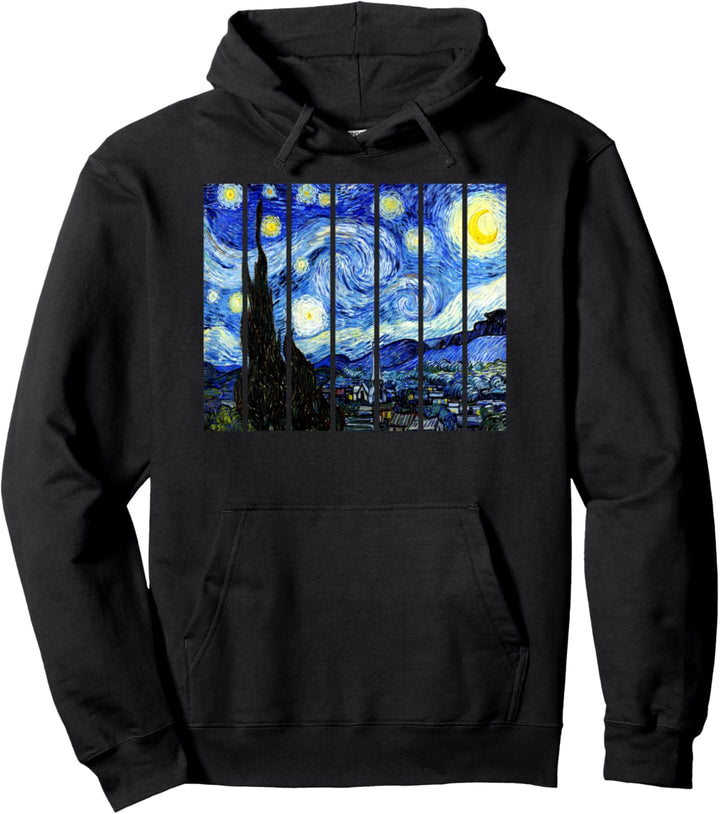 Berühmte Vintage Kunst: Van Gogh Sternennacht Stilvoll Pullover Hoodie