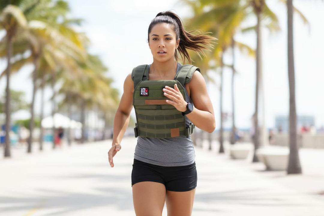 Unbrokenshop.com Verstellbare Gewichtsweste, WOD Cross Fitness, Hantelscheiben Träger für Kraft- und