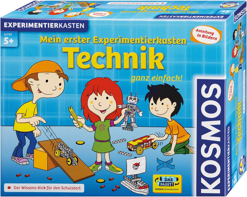 Kosmos 602291 Mein erster Experimentierkasten Technik - ganz einfach, Spielerische Experimente für k