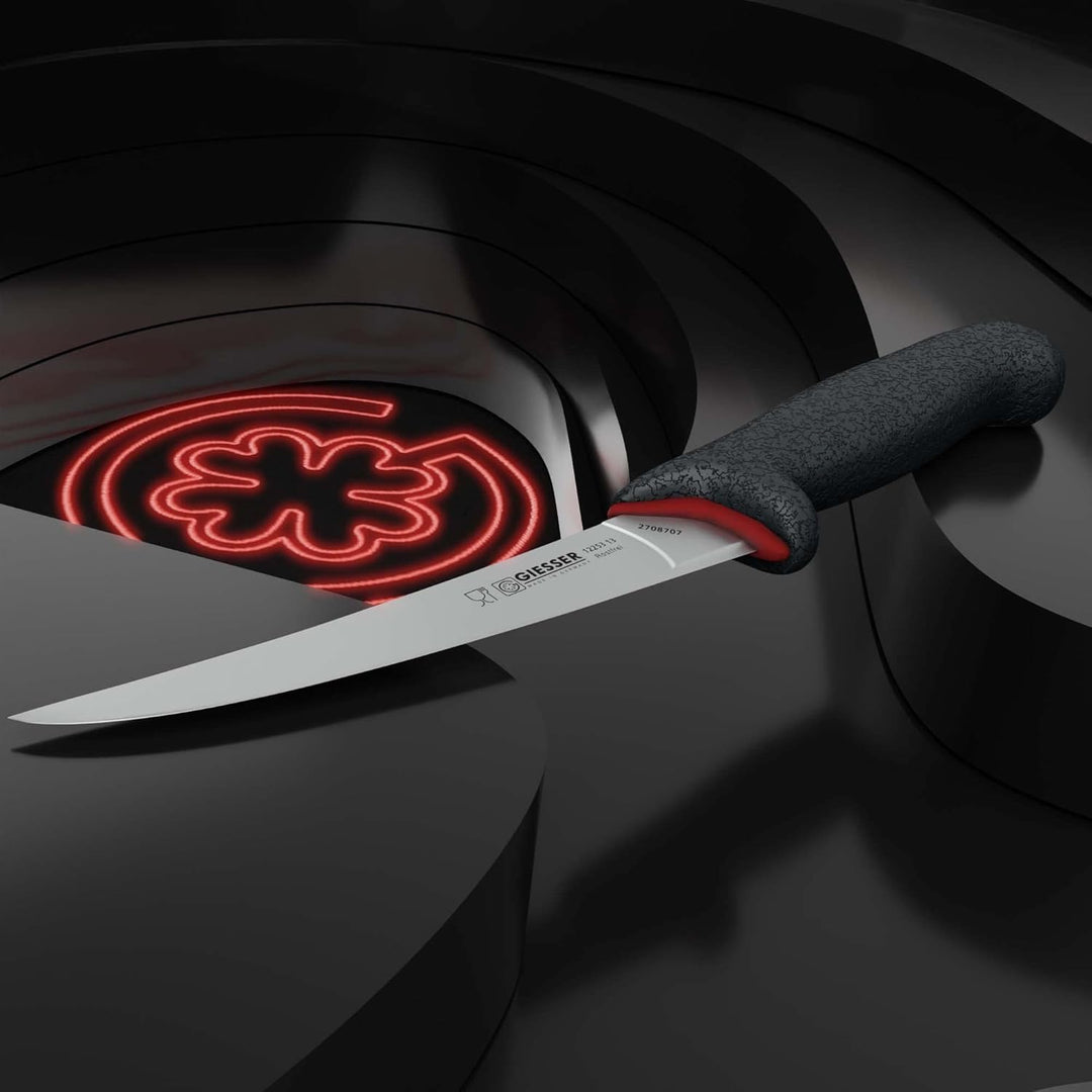 Giesser seit 1776 - Made in Germany - Brotmesser mit Holzgriff rutschfest Kotibe, 21 cm, Wellenschli