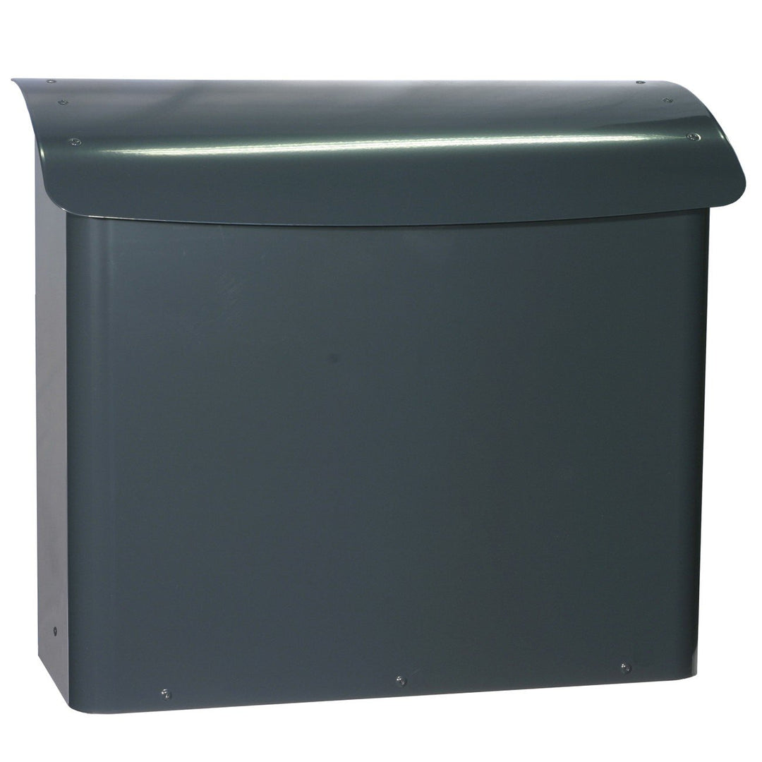 Wand-Briefkasten Safepost 21 anthrazit-grau (RAL 7016) moderner Postkasten geschütztes Schloss