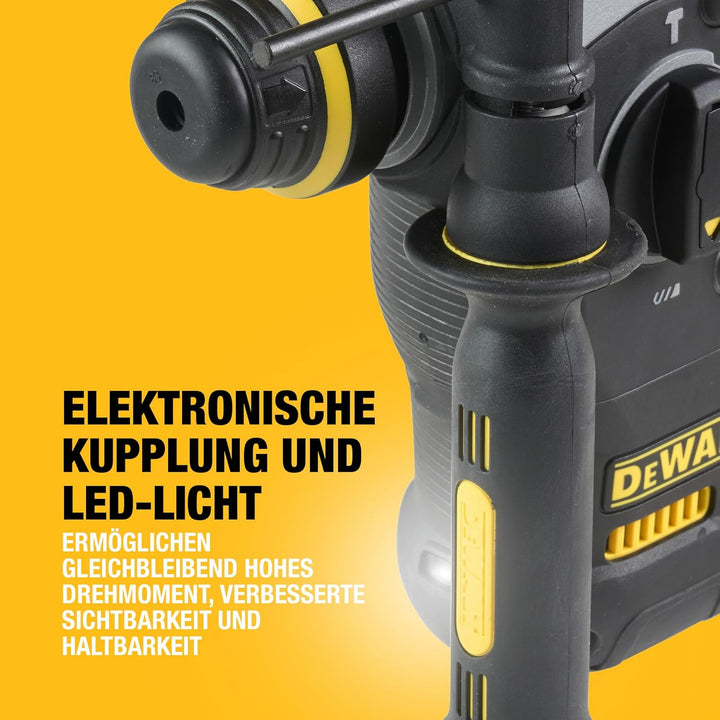 Dewalt 18 Volt SDS-plus Akku Kombihammer DCH273P2T (24 mm) (Dreh- und Schlagstopp, bürstenloser Moto