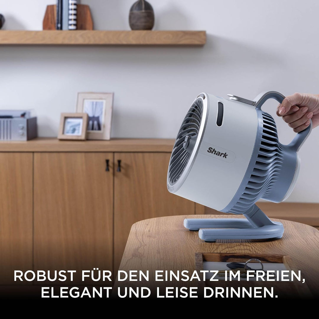 Shark FlexBreeze HydroGo Starker Ventilator mit Sprühnebel, Kühlung für drinnen & draussen, leise &
