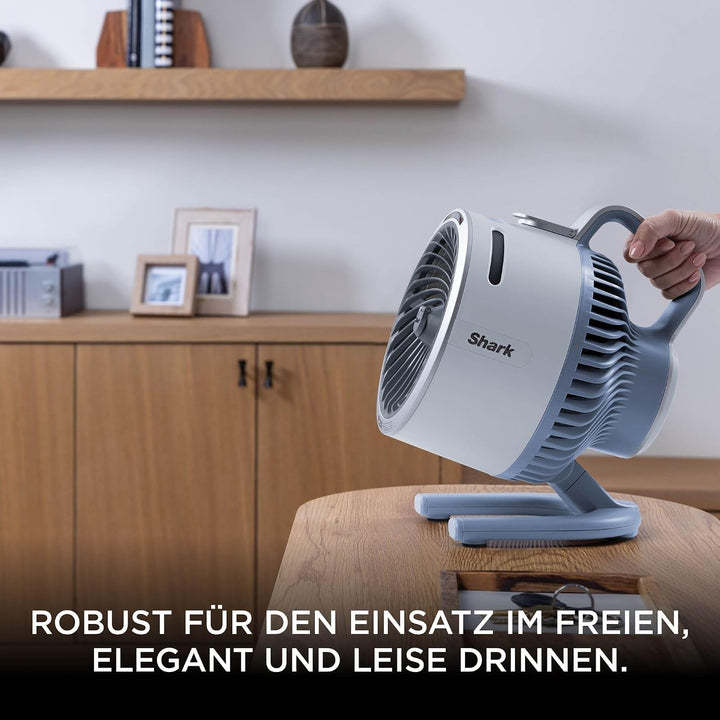 Shark FlexBreeze HydroGo Starker Ventilator mit Sprühnebel, Kühlung für drinnen & draussen, leise &