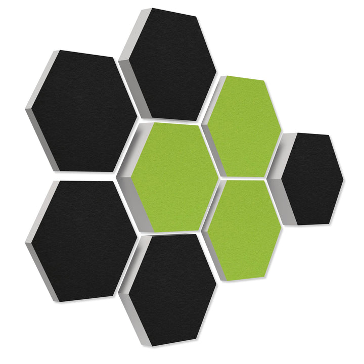 platino24 Schallabsorber COLORE aus Basotec G+ I Akustikpaneele mit Akustikfilz I 3D Wand-Paneele mi