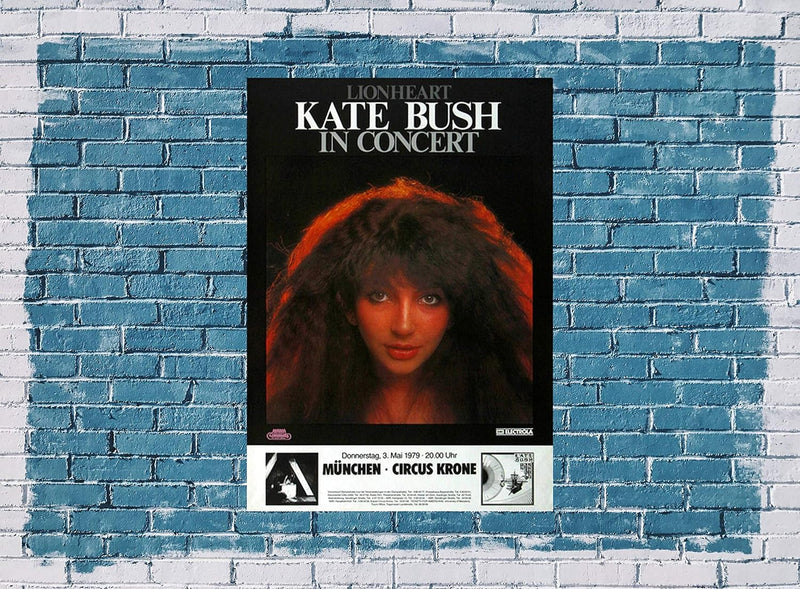 Kate Bush - Breathing, München 1979 » Konzertplakat/Premium Poster | Live Konzert Veranstaltung | DI