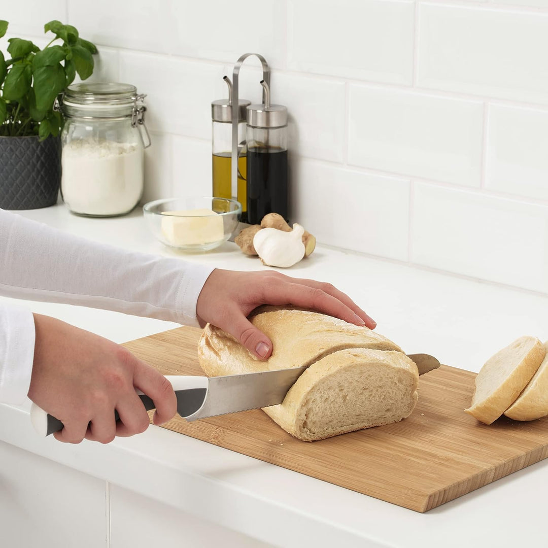 Ikea ÄNDLIG Messerset, 3-teilig, hellgrau/weiss