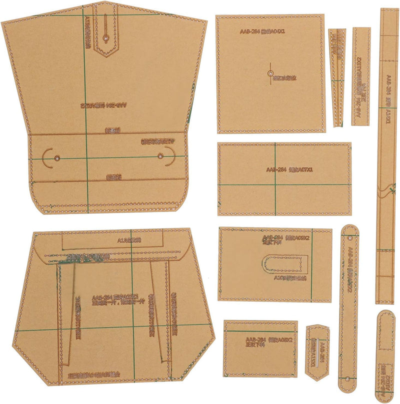 Fdit Transparente Acryl Schablone Acryl Schablonen Schablonen Set, Handtaschen Schulter Messenger Ta