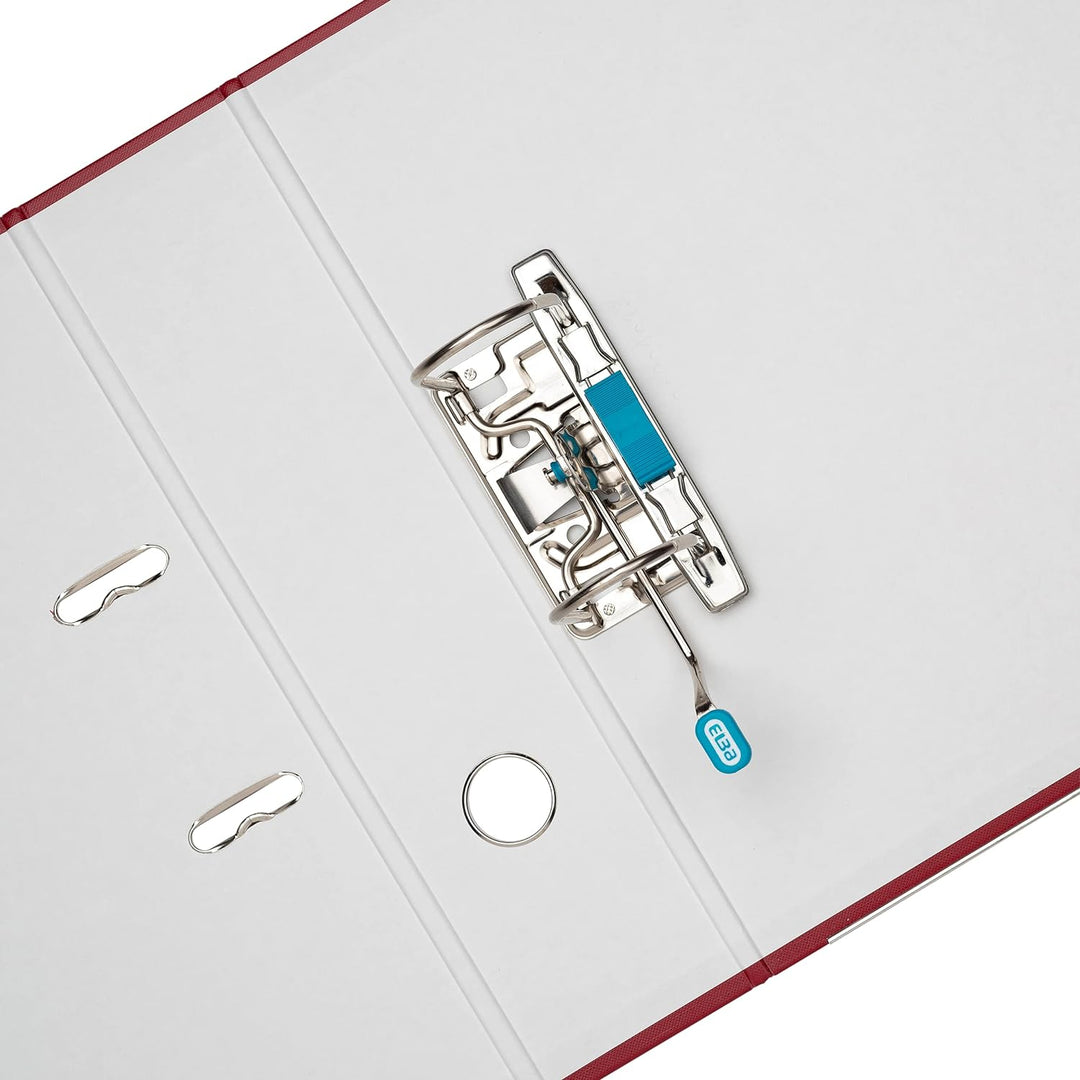 Elba Ordner A4, Smart Pro, 8 cm breit, Kunststoff aussen, bordeaux, 10 Stück bordeaux A4, breit, bor