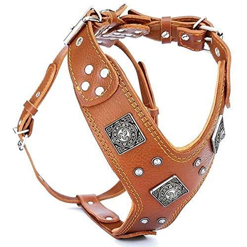 Bestia |EROS| Leder Brustgeschirr für grosse Hunde. Bis 145 cm Brustumfang. 100% Leder. Handgefertig