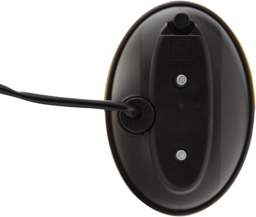 HELLA - Blinkleuchte - Agroluna - Halogen - 12V - Einbau/Schraubanschluss - Lichtscheibenfarbe: gelb