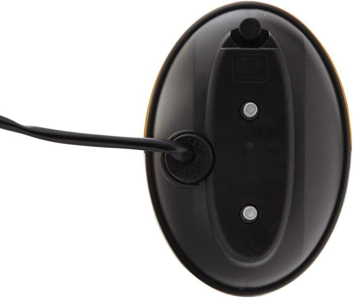 HELLA - Blinkleuchte - Agroluna - Halogen - 12V - Einbau/Schraubanschluss - Lichtscheibenfarbe: gelb