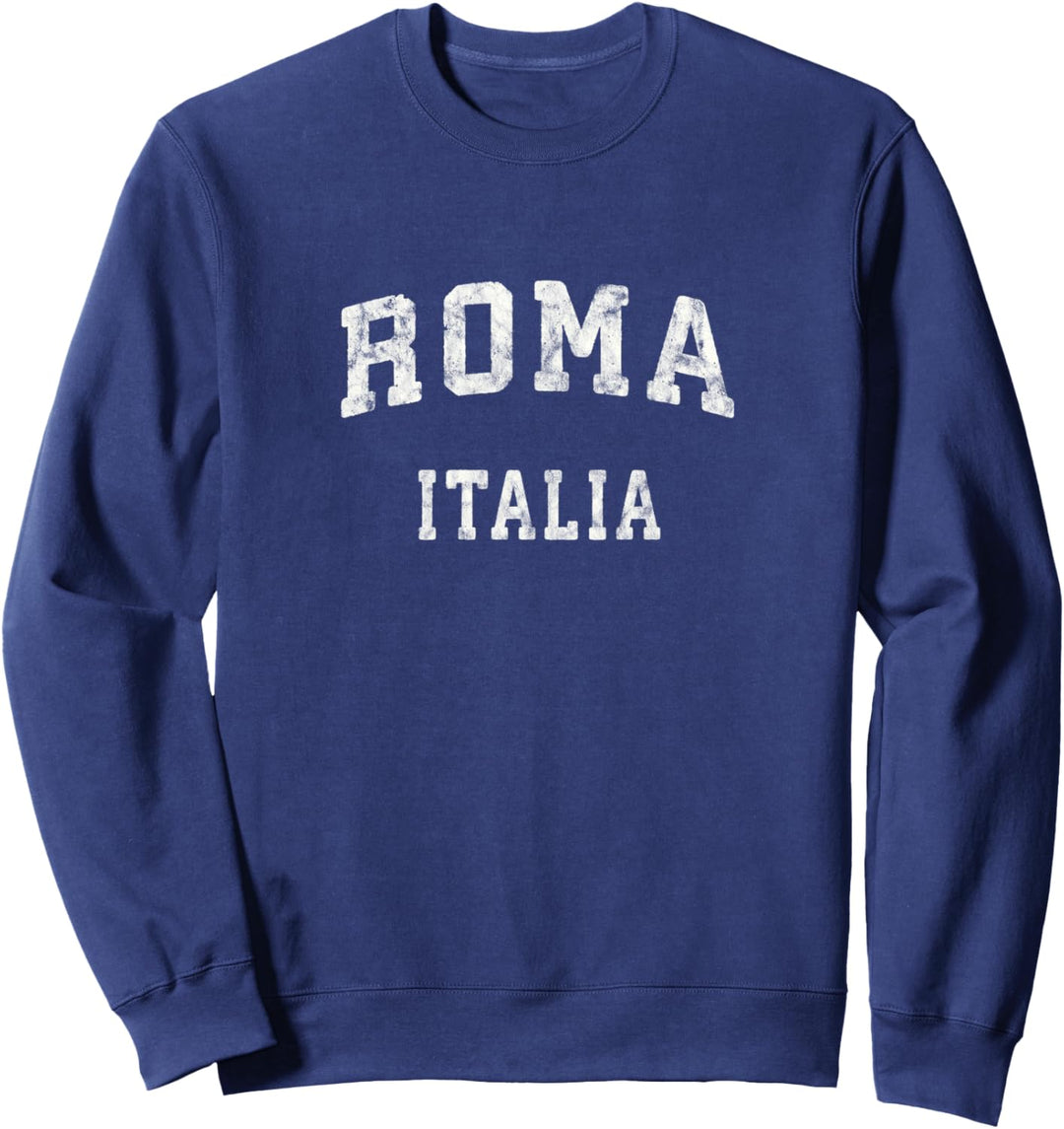 Rom Italien T-Shirt Vintage Roma Italia Sports Design Tee Sweatshirt