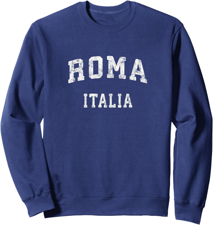 Rom Italien T-Shirt Vintage Roma Italia Sports Design Tee Sweatshirt