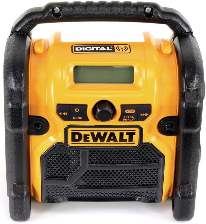 DeWalt Akku- und Netz-Radio/ Baustellen-Radio (DAB(DAB(+)/FM Stereo/FM, für 10,8 - 18 V, 3.5 mm Aux