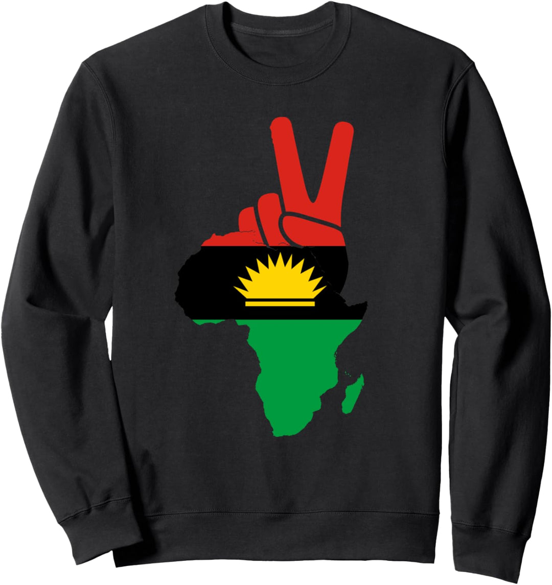 Republic of Biafra Nigeria Biafran peace Flag of Biafra Sweatshirt