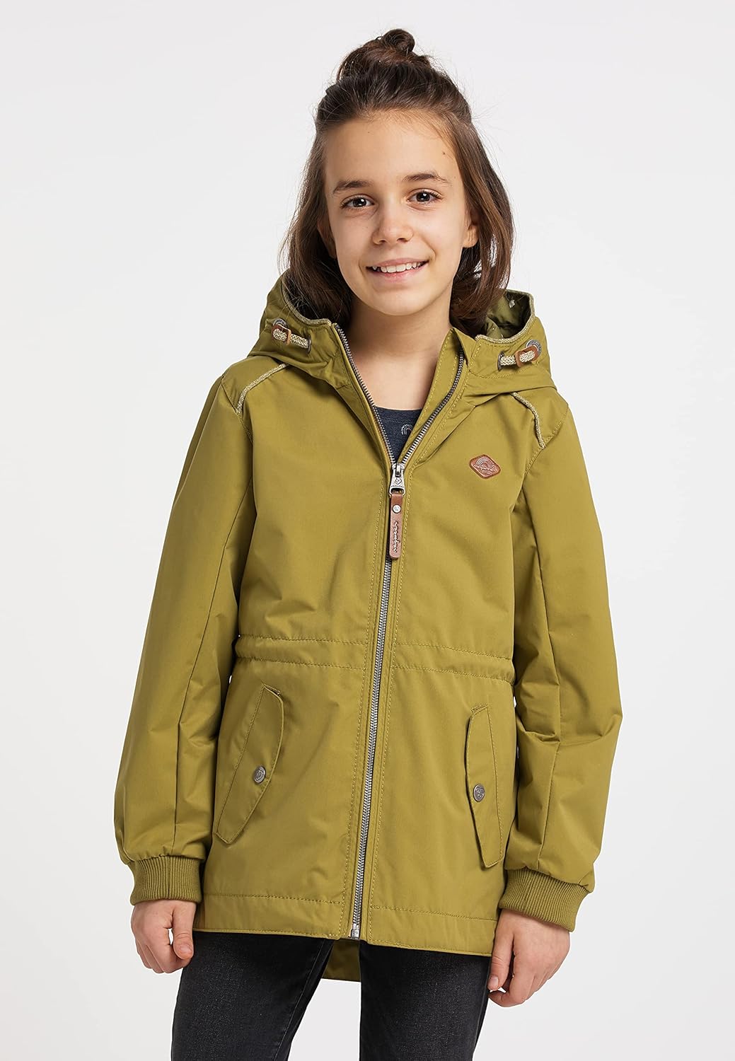 Ragwear Layra Mädchen Jacke Sommerjacke Kinder Übergangsjacke Wasserabweisend Parka Mantel 128 LIGHT