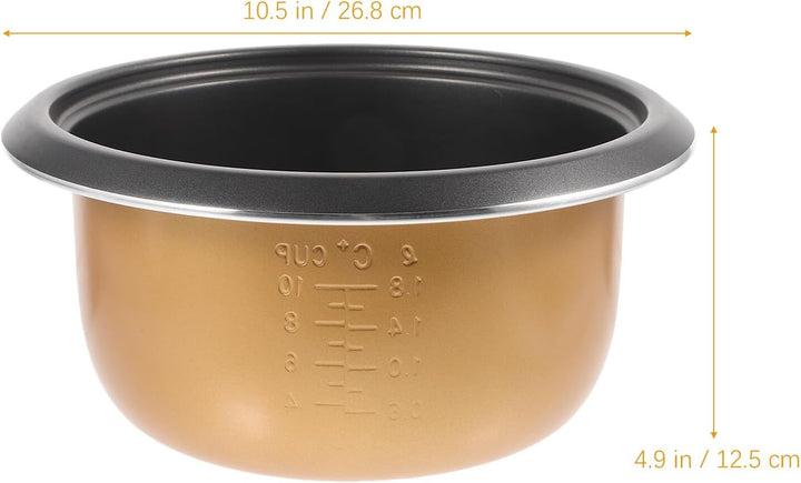 VICASKY Antihaft-innentopf Für Reiskocher Kochtopf-innentopf Aus Hochwertiger Aluminiumlegierung Uni