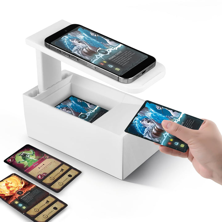 Verbesserter Trading Card Scanner, MTG TCG Karten Scanner Ständer, Handyhalterung MTG Zubehör, Schne