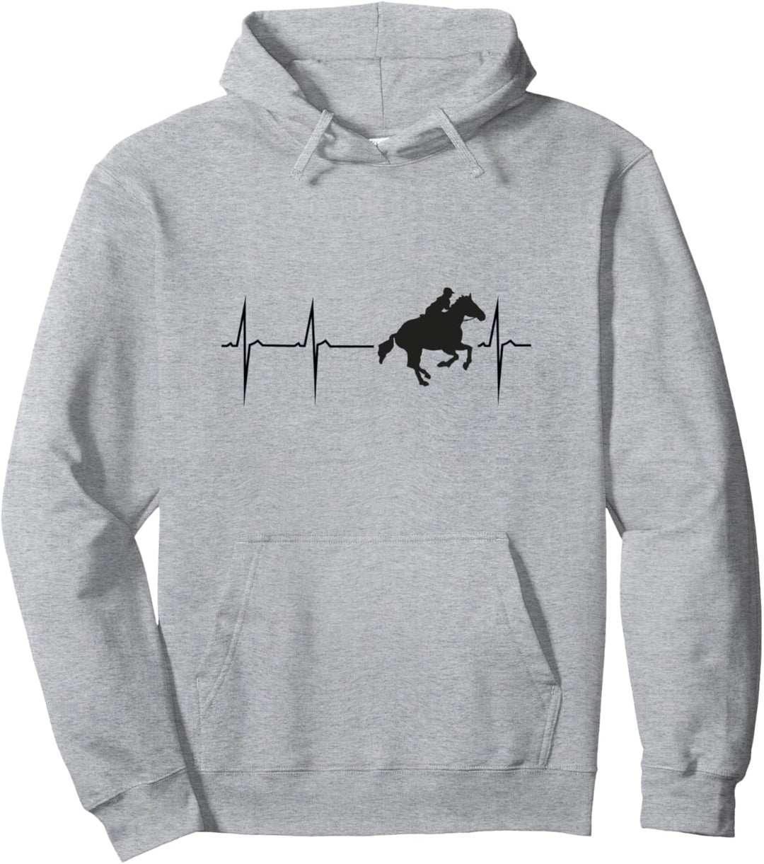 Herzschlag Liebe Pferde – Mein Herz schlägt für Reiten Pullover Hoodie