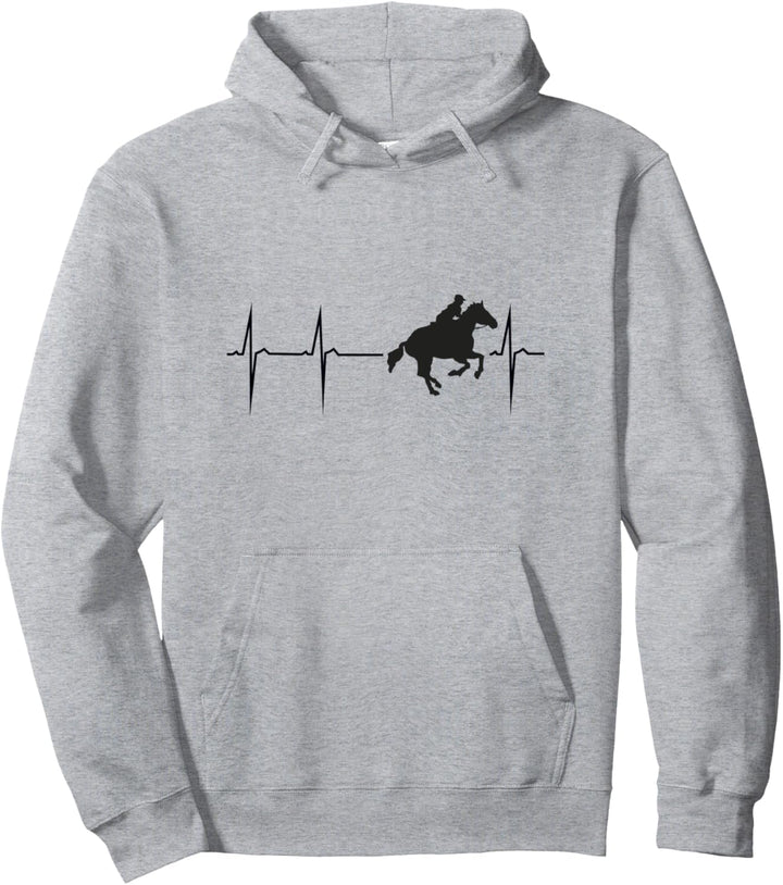 Herzschlag Liebe Pferde – Mein Herz schlägt für Reiten Pullover Hoodie