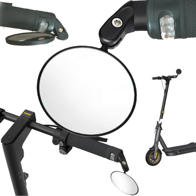 Rückspiegel für Ninebot Blinker E-Scooter MAX G2 D F2 plus E2 Pro | verstellbar 360° drehbar einklap