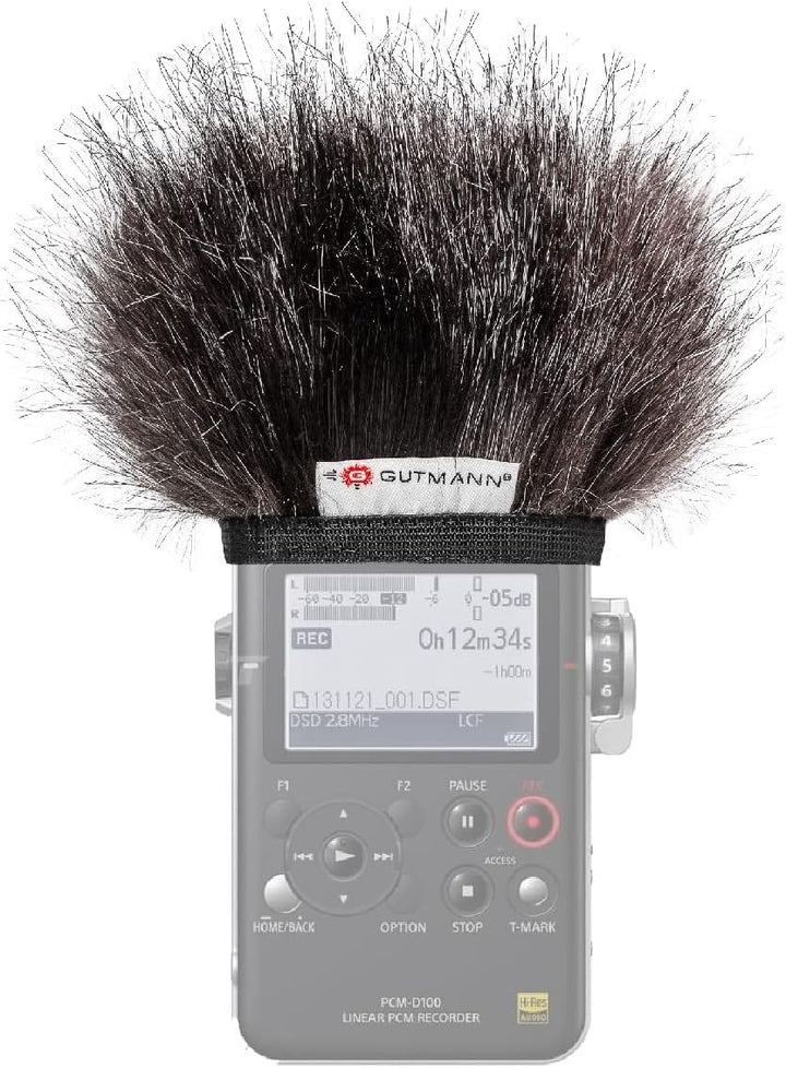 Gutmann Mikrofon Windschutz Fell für Sony PCM-D100 Mercury Handgefertigt in Deutschland
