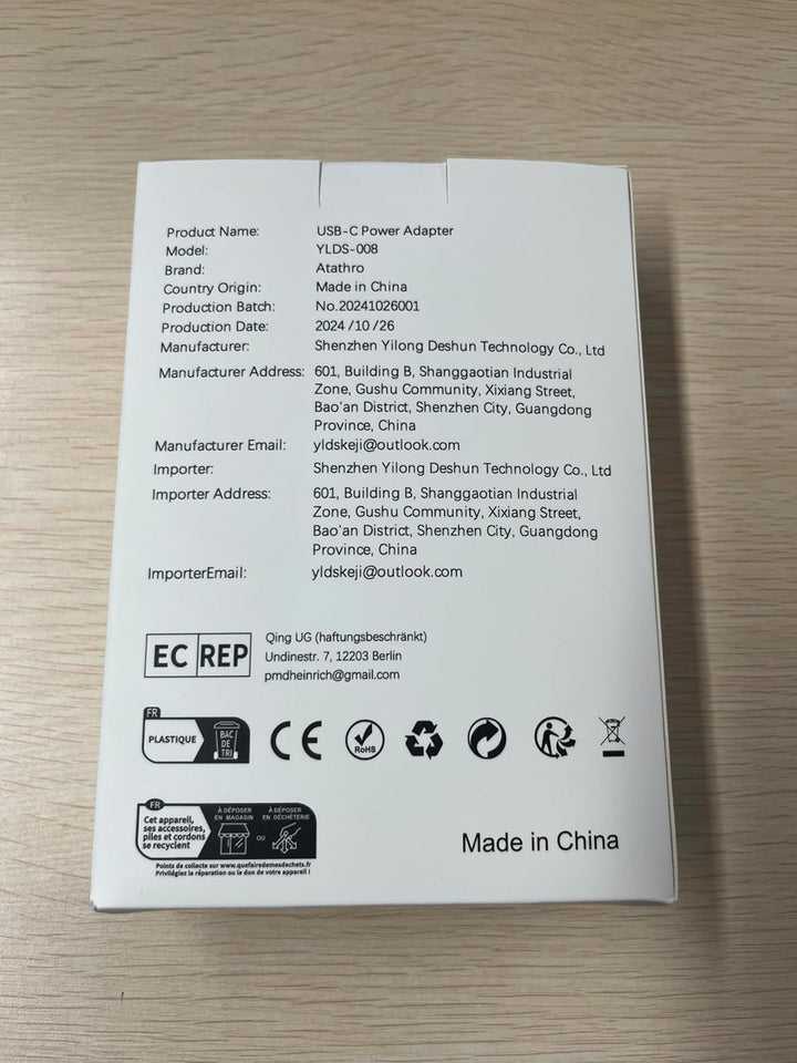 45W USB C Ladegerät, USB C Ladekabel, 2er Pack Schnellladegerät mit 2M ladekabel, Super Fast Charger
